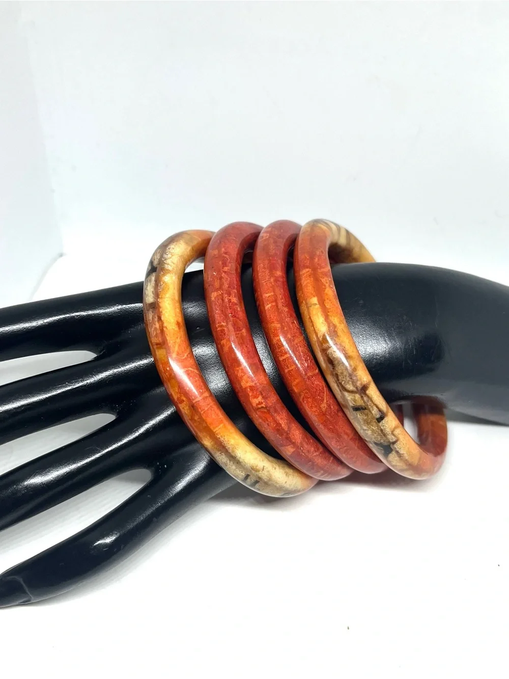 Authentic Apple Sponge Coral Bangke Bracelets